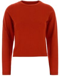 Extreme Cashmere - Red Cotton Blend N°451 Sweater - Lyst