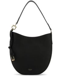 Ferragamo - Black Leather Medium Smile Shoulder Bag - Lyst