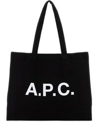 A.P.C. - Canvas Diane Shopping Bag - Lyst