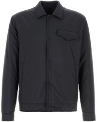 Herno - Midnight Blue Polyester Jacket - Lyst