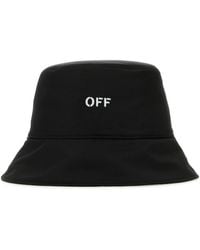 Off-White c/o Virgil Abloh - Stylish Off Stamp Rev Bucket Hat For - Lyst