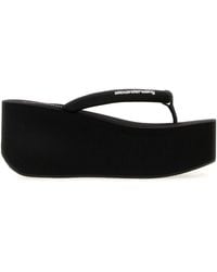 Alexander Wang - Fabric Jenna Thong Slippers - Lyst