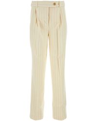 Zimmermann - Pantalone dalla gamba ampia Luminosity in misto lana ricamata - Lyst