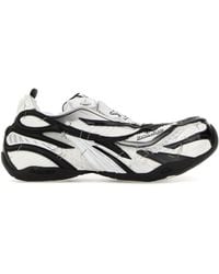 Balenciaga - Two-tone Fabric Soleless Sneakers - Lyst