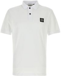 Stone Island - Stretch Piquet Polo Shirt - Lyst