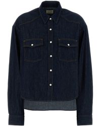 KHAITE - Denim Grenon Shirt - Lyst