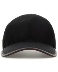 Prada - Cappello da baseball in Re-Nylon nero - Lyst