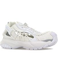 【送料&関税込】Versace White Leather And Fabric Mercury M_v Versace Mercury M_VS_03 Sneakers White | VERSACE US