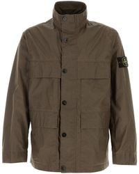 Stone Island - Mud Polyester Blend Jacket - Lyst