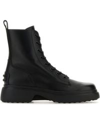 Tod's - Leather Ankle Boots - Lyst