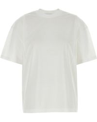 Prada - T-shirt in cotone bianco - Lyst