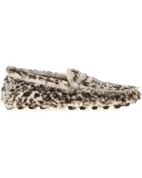 Tod's - Mocassini in cavallino stampato - Lyst