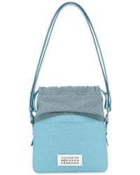 Maison Margiela - Light Leather And Fabric 5Ac Bucket Bag - Lyst
