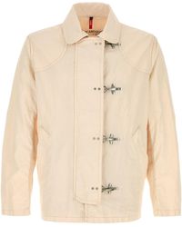 Fay - Light Pink Linen Jacket - Lyst