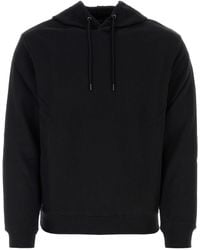 A.P.C. - Black Cotton Sweatshirt - Lyst