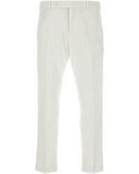 PT Torino - White Stretch Corduroy Pant - Lyst