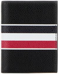 Thom Browne - Black Leather Card Holder - Lyst