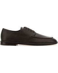 Ferragamo - Salvatore Leather Blade 2 Lace-Up Shoes - Lyst