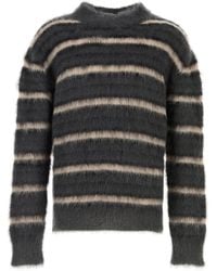 Marni - Maglione in misto mohair ricamato - Lyst