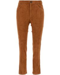 Isabel Marant - Copper Suede Dorothea Pant - Lyst