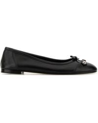 Balenciaga - Leather City Up Ballerinas - Lyst