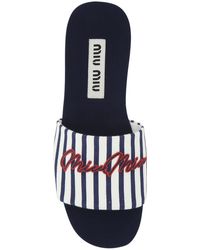 Miu Miu Slippers for Women - Up to 53% off at Lyst.com