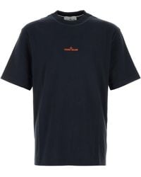 Stone Island - Cotton T-Shirt - Lyst