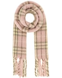 Burberry - Embroidered Alpaca Blend Scarf - Lyst