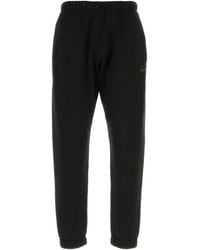 KENZO - Black Cotton joggers - Lyst