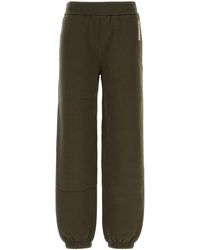 Jil Sander - Olive Green Cotton joggers - Lyst