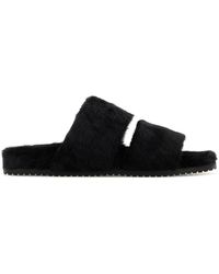 Dolce & Gabbana - Dolce & Gabbana Calf Hair Dg Casual Slippers - Lyst
