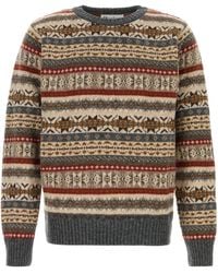 Harley Of Scotland - Embroidered Wool Sweater - Lyst