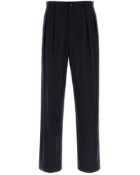 GIORGIO ARMANI X ALANUI - Midnight Blue Wool Pant - Lyst