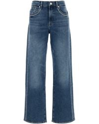 7 For All Mankind - Stretch Denim Stovepipe Jeans - Lyst