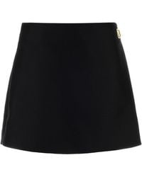 Balenciaga - Wool Blend Pant-Skirt - Lyst