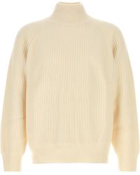 LeKasha - Ivory Cashmere Lette Sweater - Lyst