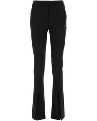Off-White c/o Virgil Abloh - Pantalone in jersey tecnico nero - Lyst
