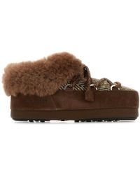 Moon Boot - Brown Fabric X Guest In Residence Evx Ankle Boots - Lyst