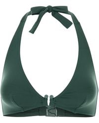 Eres - Dark Green Stretch Nylon Noctambule Bikini Top - Lyst