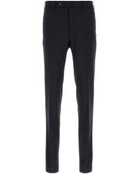 PT Torino - Midnight Blue Stretch Cotton Chino Pant - Lyst