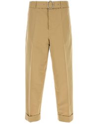 Jil Sander - Cotton Blend Pant - Lyst