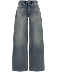 Balenciaga - Denim Wide-Leg Jeans - Lyst