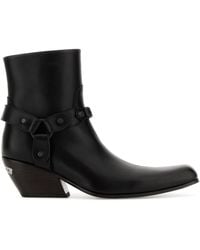 Balenciaga - Solid Square Toe Boots - Lyst