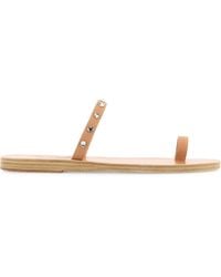 Ancient Greek Sandals - Skin Pink Leather Audrey Thong Slippers - Lyst