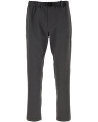 Goldwin - Charcoal Stretch Polyester Pant - Lyst