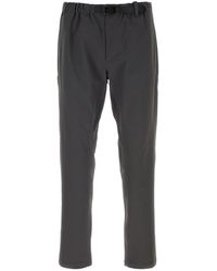 Goldwin - Charcoal Stretch Polyester Pant - Lyst