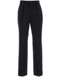 Isabel Marant - Embroidered Stretch Wool Blend Pant - Lyst
