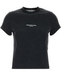 Alexander Wang - Logo Crew Neck T-Shirt - Lyst