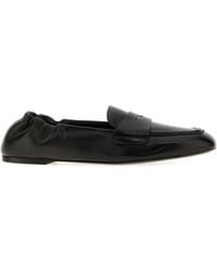 Stuart Weitzman - Black Leather Bryant Loafers - Lyst