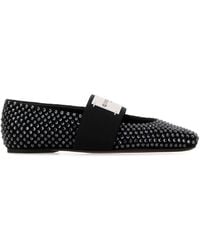 Givenchy - Embellished Suede Ballerinas - Lyst